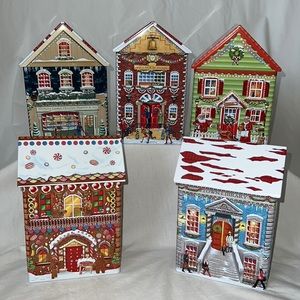 Set of 5 Harry London Chocolate Collector Tins